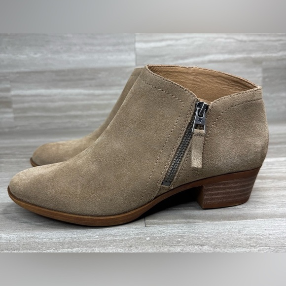 Lucky Brand Suede Brielley Side Zip Ankle Booties Womens Size 8 - Picture 12 of 12